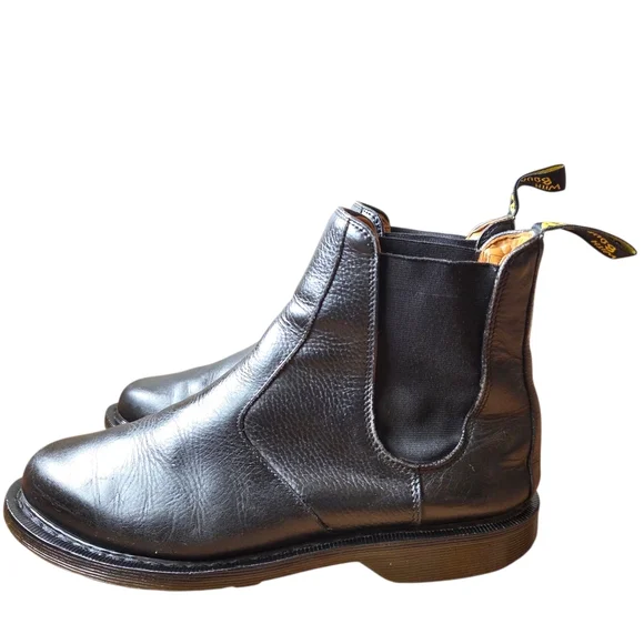 Dr. Martens Men's Victor New Nova Black Boho Chelsea Casual Ankle Boots Size 10 - Picture 2 of 16